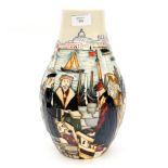 A Moorcroft limited edition vase, 16/50 Merchants of Venice pattern,