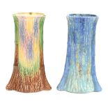 Two Bretby vases, trumpet shape,