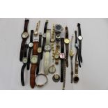 A collection of ladies and gents watches