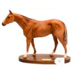 A large Beswick model of Grundy, chestnut,