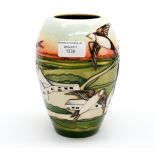 A Moorcroft limited edition vase 9/40 in the 'Swifts' pattern, from the Countryside collection,