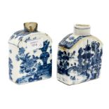 Two 18th century Chong Lung tea caddies,