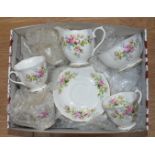 Royal Albert Moss Rose twenty pieces