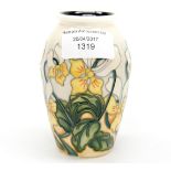 A Moorcroft vase in the 2* Seap pattern 393/4, standing approx 11 cm high,