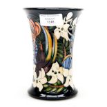 A Moorcroft vase, made for Liberty, limited edition 20/30 pattern Silver Garden,