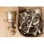 A collection of silver plate,