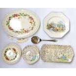 Ceramic including Woods Bramble and Empire tea plates,