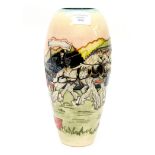 A Moorcroft Trial vase in the Showground pattern, designed by Kerry Goodwin, shape 3533,