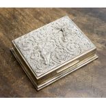 Thai silver cigarette box