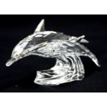 A Swarovski figure group 'Lead Me' - The Dolphins, 1990,