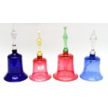 Four glass Bells,