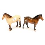 Two Beswick horses (1A/F)