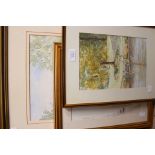 Four various paintings,