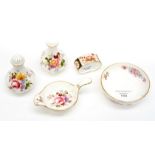 Royal Crown Derby pattern 2451, napkin ring, 'Posies' pattern,