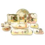 Royal Doulton - 'Under The Greenwood Tree', quantity of various including plates, pots,