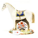 Royal Crown Derby race horse, boxed limited edition 278 of 1500 certificate, unopened,