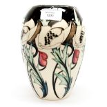 A Moorcroft vase in the Talwin pattern, designed by Nicola Slaney, dated 2014, shape 102/7,