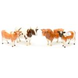 Beswick Cattle: Champion Bessie 198, Champion Whitehall Mandate, Champion Sabrinas,