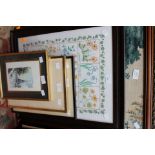 James Prindley artist proof framed and glazed etching Chipping Campden, signed,