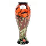 A Moorcroft painted flambe 'Neighbour' vase dated 2015, designed by Emma Bossons,