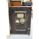 A Victorian wrought iron safe, by Richard M Lord,