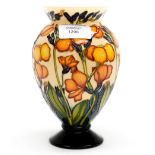 A Moorcroft Trial vase in the Gillies pattern, designed by Paul Hilditch, shape DO3264,