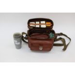 A corfield Periflex 3A, 50ml, corfield lens, 13s corfield lens with brown leather case,