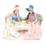 A Royal Doulton figure 'Afternoon Tea' HN 1747 (graze to the milk jug)