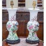 Two Chinese lamp bases,