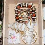 Royal Crown Derby, a set of six coffee cups and saucers,