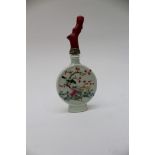 A Chinese hand painted snuff bottle,