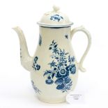 A Worcester porcelain coffee pot and cover,
