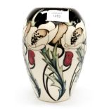 A Moorcroft vase in the Talwin pattern, designed by Nicola Slaney, dated 2014, shape 102/7,
