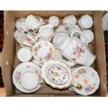 Royal Crown Derby 'Posies' tea and coffee wares,