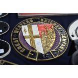 Great Western Railway round brass sheild.