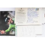 A collection of autographed photographs to include multiples of Ken Dodd, Daniel O Donnel,