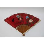 A circa 1900 Japanese bone fan