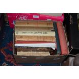 A box containing a quantity of books on British art / artists,