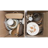 A Denby table set in box (2 boxes)