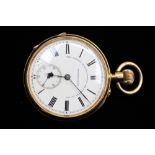 An 18ct gold pocket watch, London Manufacturing Goldsmiths Co.