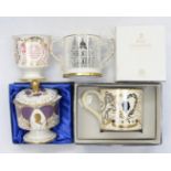 A boxed Wedgwood Royal Silver Wedding 1977 (designed by Richard Guyatt - Jubilee edition) large