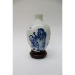 A Chinese Republic Period blue and white vase,