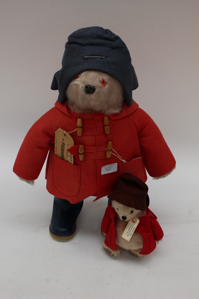 An original Paddington Bear with Dunlop Wellingtons, 1978 by Gabrielle,