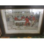 Hunting interest: Framed Print "The Fallowfield Hunt"