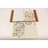 A Stanley Gibbons 'Post Box' stamp album, with a Stanley Gibbons,