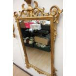 A Neo-Classical style giltwood mirror,