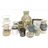 A collection of Studio Pottery including Michael Gaitskell, Wootton Courtney, John Harlow,