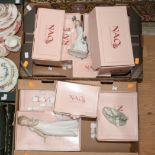 Eleven boxed Lladro and Nao figures (11)