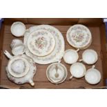 Royal Standard Mandarin tea set including teapot, cups, saucers, jug,