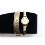 A 9ct gold Perona ladies wristwatch;